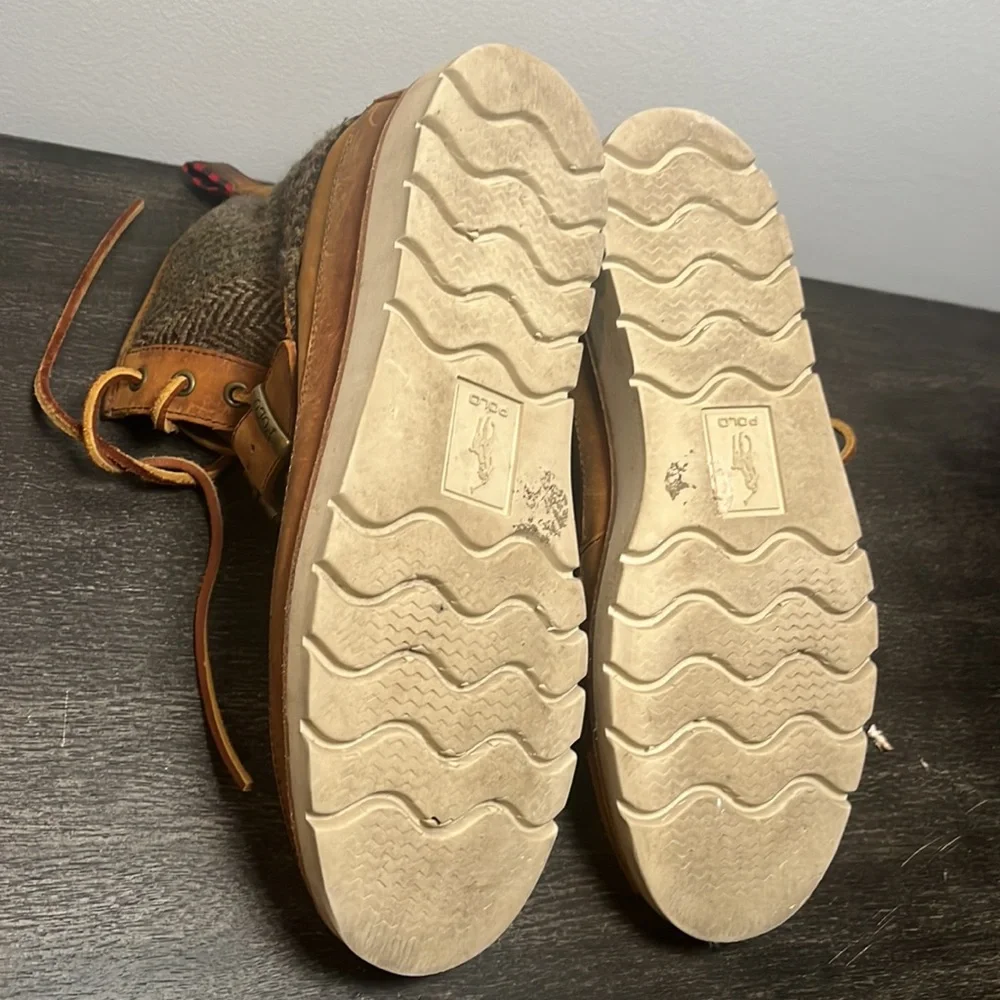 Polo Ralph Lauren Men's Brown Leather Boots